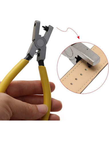 Agujereador de Cuero Vkermury 2mm Herramienta Precisa
