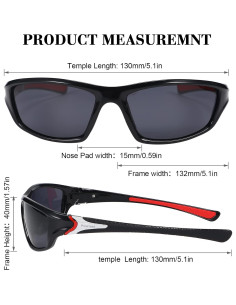 TOODOO Gafas de Sol Polarizadas UV 4 Pares Unisex 2