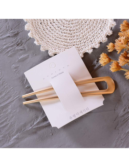 Horquillas de Cabello U-Shape Benefree 2 Pack Dorado Horquillas de Cabello U-Shape Benefree 2 Pack Dorado