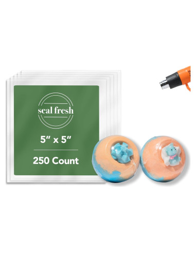 Bolsas de Envoltura Térmica 5x5 cm - 250 Unidades PVC JFP
