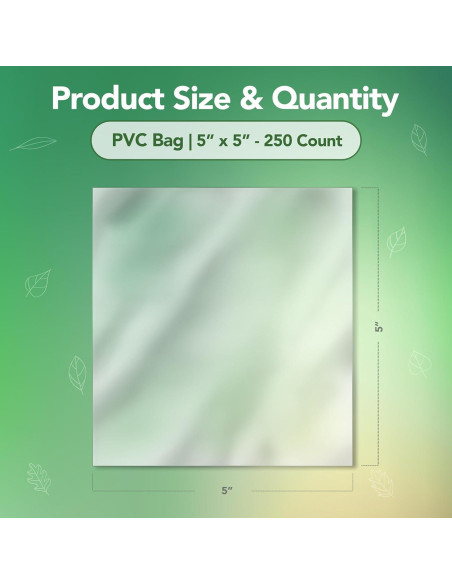 Bolsas de Envoltura Térmica 5x5 cm - 250 Unidades PVC JFP Bolsas de Envoltura Térmica 5x5 cm - 250 Unidades PVC JFP