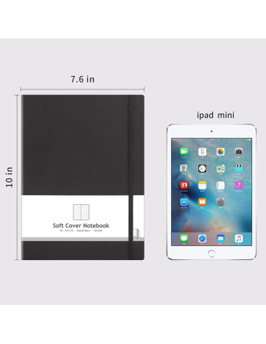 Cuaderno de Puntos AHGXG B5 2 Pack - Papel 120gsm Negro