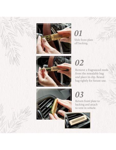 Kit de Difusor de Auto Thymes Frasier Fir - Ambientador Larga Duración Kit de Difusor de Auto Thymes Frasier Fir - Ambientador Larga Duración