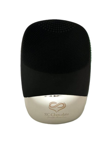 Cepillo Facial Eléctrico SC Chocolate 3-en-1 Impermeable Negro