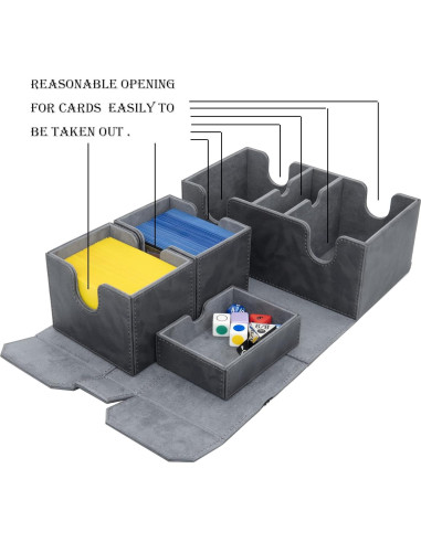 Caja de Barajas Zoopin 200 para MTG y CCG - Negro