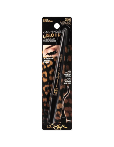 Lápiz de Ojos Voluminoso L'Oreal Paris Negro 10.7g Lápiz de Ojos Voluminoso L'Oreal Paris Negro 10.7g