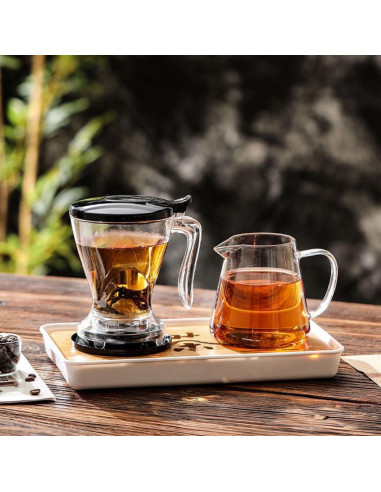 Infusor y Hervidor de Té Inteligente Genérico 560ml Negro