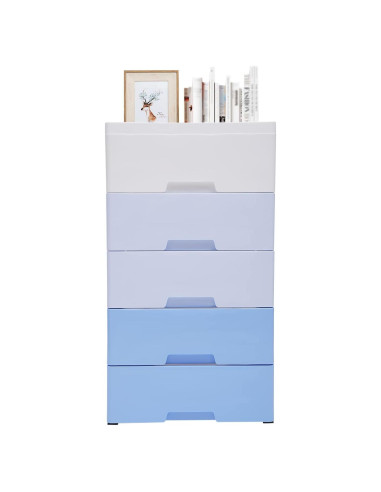 Armario de Almacenamiento Vertical KONKENIE 5 Cajones 45x30x84cm