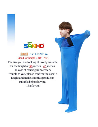 Calcetín Sensorial Sanho Yopo Pequeño Azul para Niños
