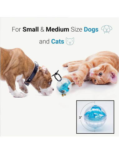 Pelota de Golosinas para Perros SVD.PET Azul - Juguete Interactivo