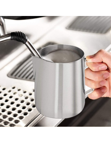 Jarra de Espuma de Leche ENLOY 600ml Acero Inoxidable con Escala