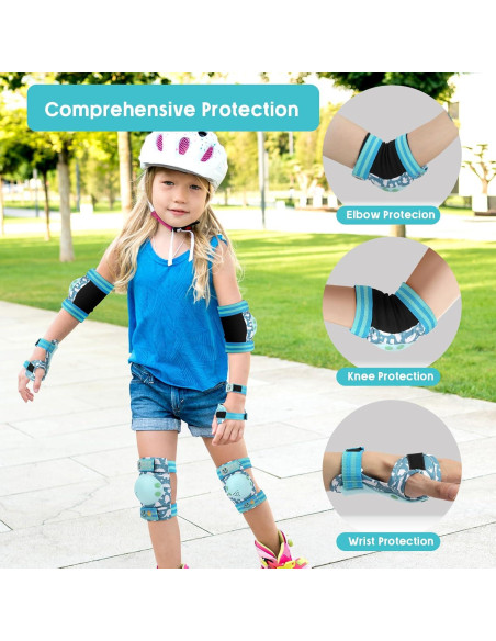 Conjunto Protector 7 en 1 Adicop para Niños 3-8 Años Azul Conjunto Protector 7 en 1 Adicop para Niños 3-8 Años Azul