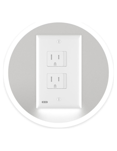 Placa de Cubierta de Seguridad SnapPower 3 Pack LED Blanco Placa de Cubierta de Seguridad SnapPower 3 Pack LED Blanco
