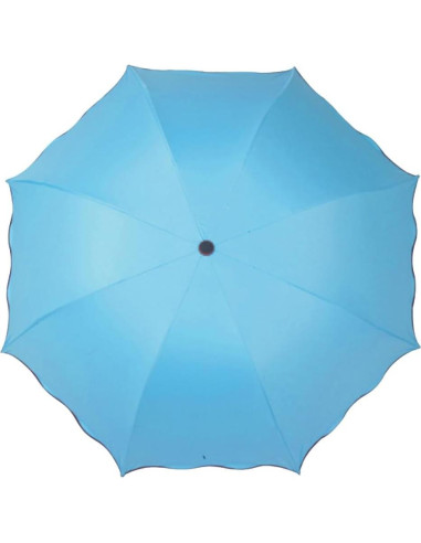 Paraguas compacto plegable ZMGMSMH azul con protección UV