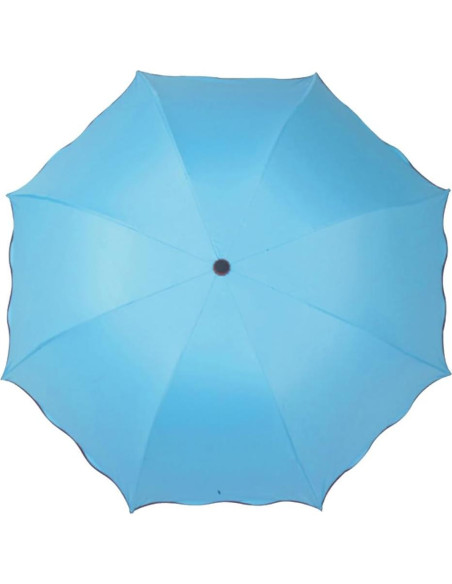 Paraguas compacto plegable ZMGMSMH azul con protección UV Paraguas compacto plegable ZMGMSMH azul con protección UV