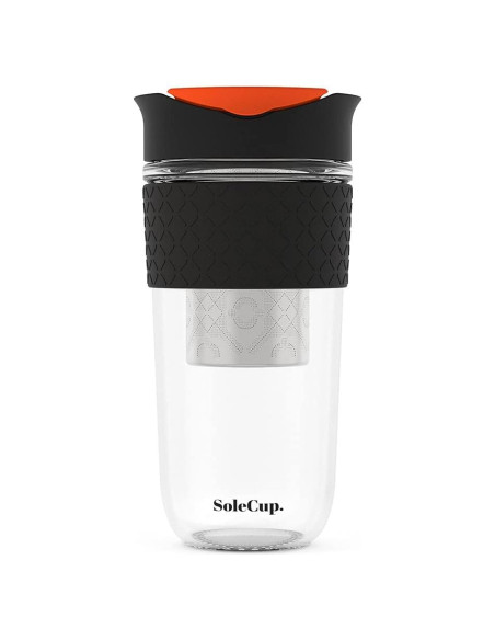 Taza de Viaje SoleCup 530ml con Infusor de Té y Tapa Antiderrames Taza de Viaje SoleCup 530ml con Infusor de Té y Tapa Antiderrames