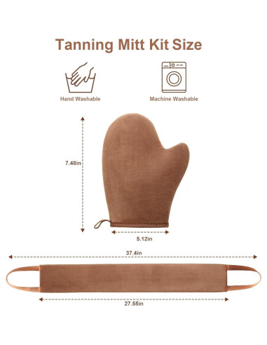 Kit de Aplicador de Autobronceador 2 en 1 ANSPHIE