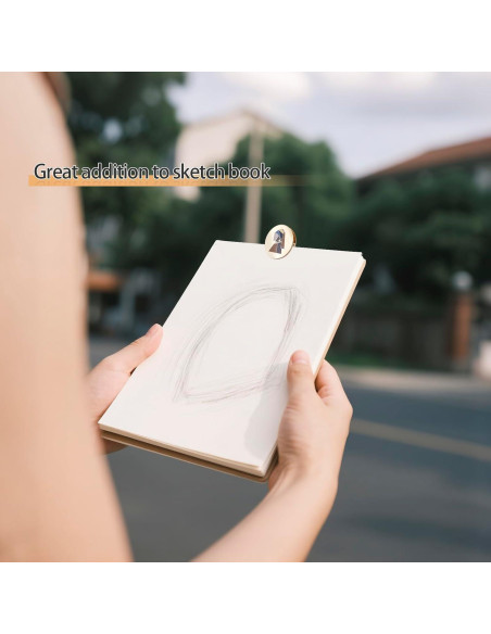 Clip de Metal Vintage AVECMOI para Diarios y Cuadernos 4.1x4.6cm Clip de Metal Vintage AVECMOI para Diarios y Cuadernos 4.1x4.6cm