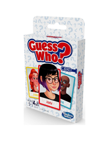 Juego de Cartas Adivina Quién? Hasbro para Niños 5+ Juego de Cartas Adivina Quién? Hasbro para Niños 5+
