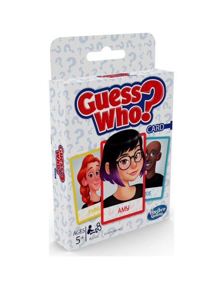 Juego de Cartas Adivina Quién? Hasbro para Niños 5+ Juego de Cartas Adivina Quién? Hasbro para Niños 5+