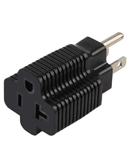 Adaptador de corriente Nema 5-15P a 5-20R 15A 125V EVmore Adaptador de corriente Nema 5-15P a 5-20R 15A 125V EVmore