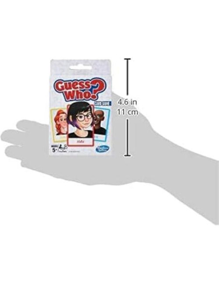Juego de Cartas Adivina Quién? Hasbro para Niños 5+ Juego de Cartas Adivina Quién? Hasbro para Niños 5+