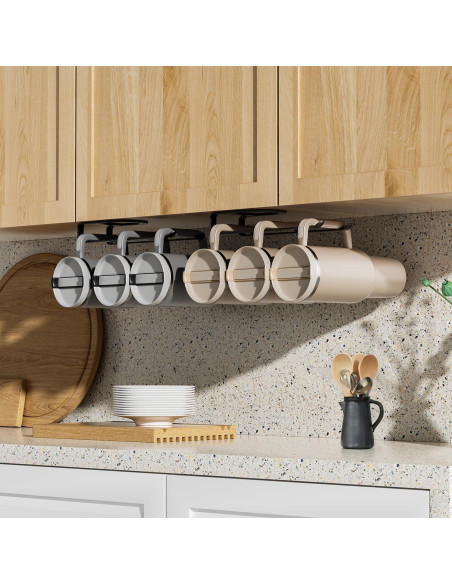 Organizador de Botellas MOJOHAND Negro 2 Paquete para Tazas Organizador de Botellas MOJOHAND Negro 2 Paquete para Tazas