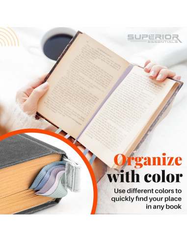 Marcador de Biblia Magnético de Cuero Superior Essentials A-Pastel