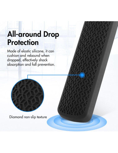 Funda de Silicona LEFXMOPHY para TV Stick 4K/HD 2024 - Negra