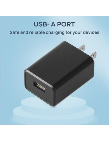 Cargador de Pared USB 5V 2A Huizhou 2PCS Negro