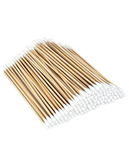 Bastones de Limpieza de Armas Egaageoi 400 Pcs Algodón 15.24 cm Bastones de Limpieza de Armas Egaageoi 400 Pcs Algodón 15.24 cm