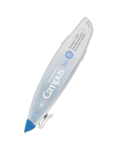 Cinta Correctora KOKUYO 5.5 mm Azul 6 m para Cuaderno Campus