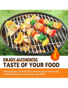Encendedor Natural Realcook 144 Cuentas para Parrilla y Camping 2