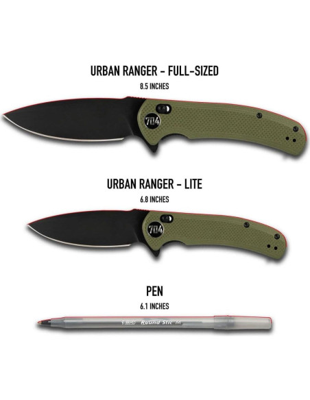 Cuchillo Plegable 704 Gear Urban Ranger V2 9.50 cm Negro Cuchillo Plegable 704 Gear Urban Ranger V2 9.50 cm Negro