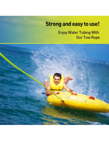 Cuerda de Remolque Botepon 18.29m para Tubing 1 Jinete