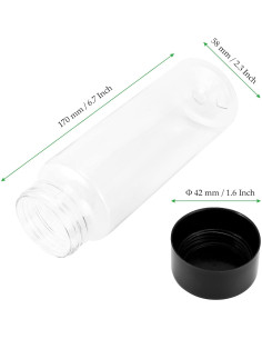 18 Botellas Sensoriales Vacías 414ml MAHIONG Transparentes 2