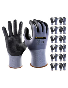 Guantes de Trabajo Tarantula Nitrilo MicroFoam 12 Pares