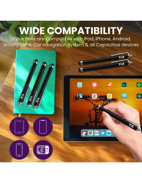 Lápiz Stylus TCD Universal Negro - Paquete de 100 Unidades Lápiz Stylus TCD Universal Negro - Paquete de 100 Unidades