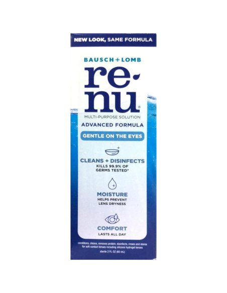 Renu Solución Multiusos para Lentes de Contacto Bausch & Lomb 3x60ml Renu Solución Multiusos para Lentes de Contacto Bausch & Lomb 3x60ml
