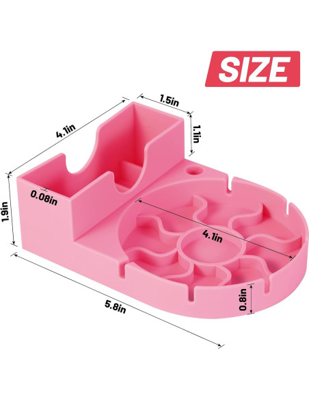 Soporte Secado Botellas Silicona Grado Alimenticio Rosa Heartybay Soporte Secado Botellas Silicona Grado Alimenticio Rosa Heartybay