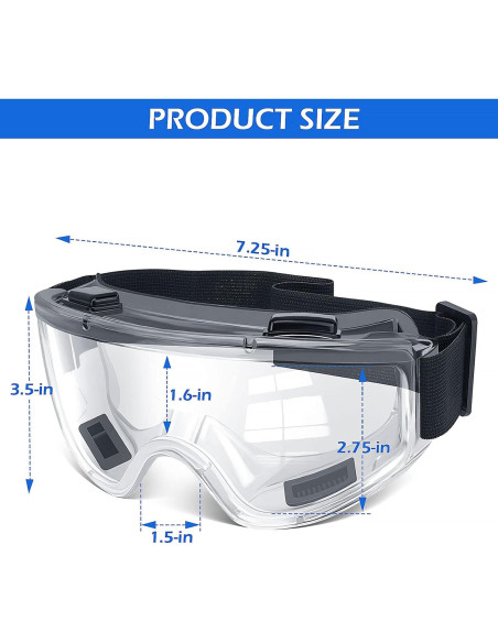 Gafas de Seguridad OXG 6 Pares Antivaho ANSI Z87.1 Gafas de Seguridad OXG 6 Pares Antivaho ANSI Z87.1