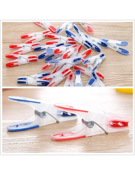 Clips de Ropa Antideslizantes DurReus, Paquete de 24 Piezas Clips de Ropa Antideslizantes DurReus, Paquete de 24 Piezas