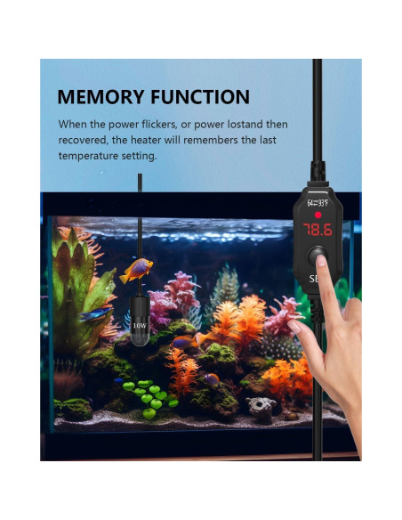 Calentador Submersible de Acuario KINGYEENUO 10W USB 3.78L Calentador Submersible de Acuario KINGYEENUO 10W USB 3.78L