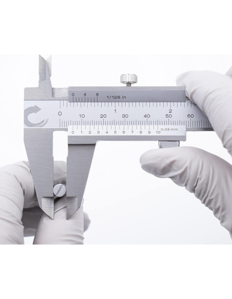 Calibrador Vernier Clockwise Tools DVLR-0605 0-150 mm Acero Inoxidable Calibrador Vernier Clockwise Tools DVLR-0605 0-150 mm Acero Inoxidable