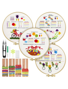 Kit de Bordado TINDTOP para Principiantes con Accesorios