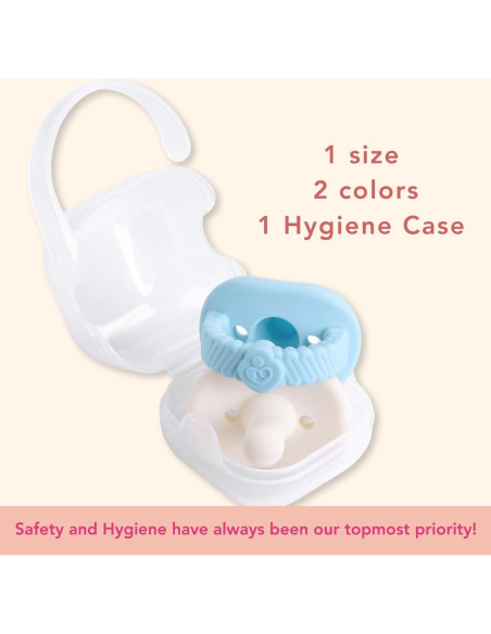 Chupete NatureBond Silicona 2 en 1 para Bebés 0-6 Meses Chupete NatureBond Silicona 2 en 1 para Bebés 0-6 Meses