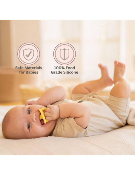 Chupete NatureBond Silicona 2 en 1 para Bebés 0-6 Meses Chupete NatureBond Silicona 2 en 1 para Bebés 0-6 Meses