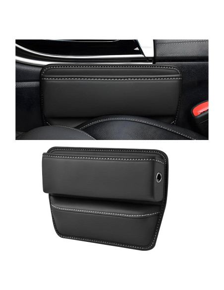 Organizador de Espacio entre Asientos de Coche Povtii Negro Organizador de Espacio entre Asientos de Coche Povtii Negro