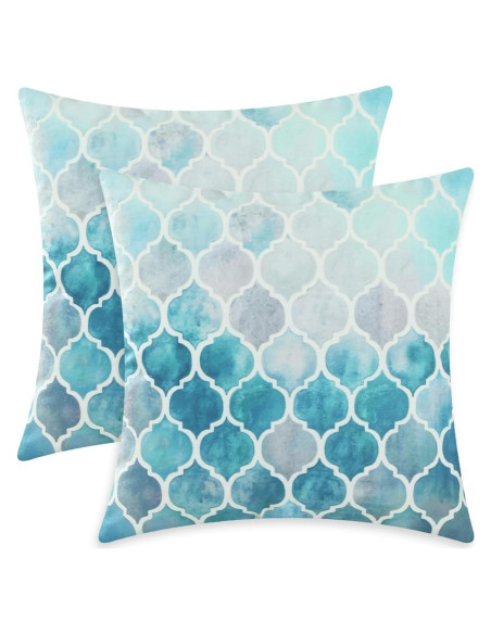 Fundas de Cojín Decorativas CaliTime Pack de 2 40x40 cm Geométrico Fundas de Cojín Decorativas CaliTime Pack de 2 40x40 cm Geométrico
