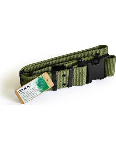 Cinturón Táctico UltraKey Ajustable para Rescate Verde